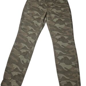 Ladies Rock & Republic Skinny Camouflage Print Pants Size 14 Pull On